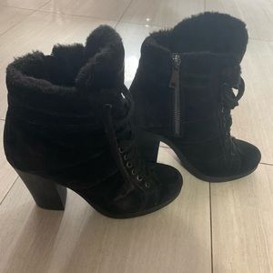 Prada Suede Ankle Booties